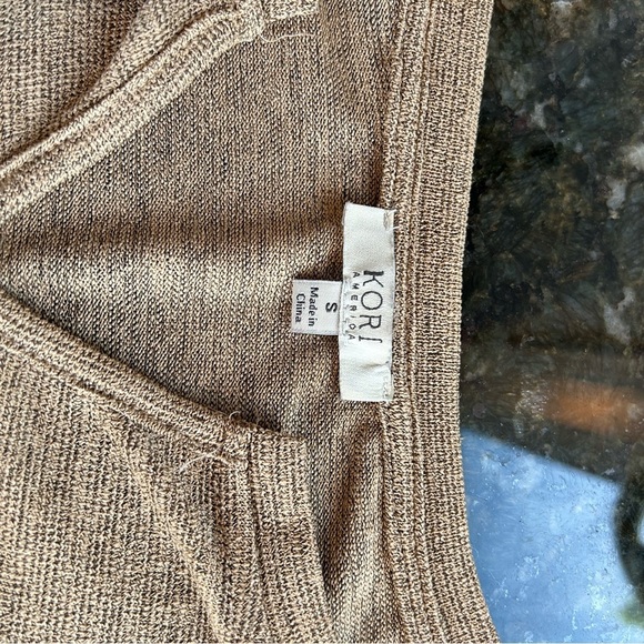 Kori America oversized Japanese inspired Lagenlook tunic top. 3/4 sleeves. EUC. - Picture 8 of 12